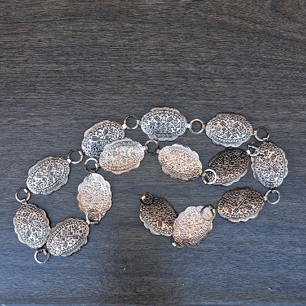 Elegant Copper Bolo Belt